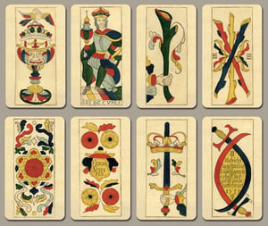 Image of Ferdinand Schober  Besançon Tarot, c. 1750