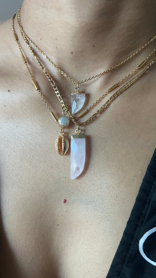 Image of BABYGIRL • Crystal Necklace Set
