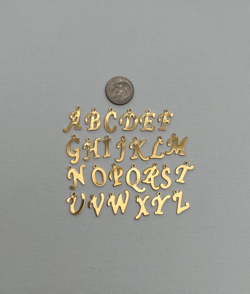 Image of ADD LETTER PENDANT • personalized necklace add-on