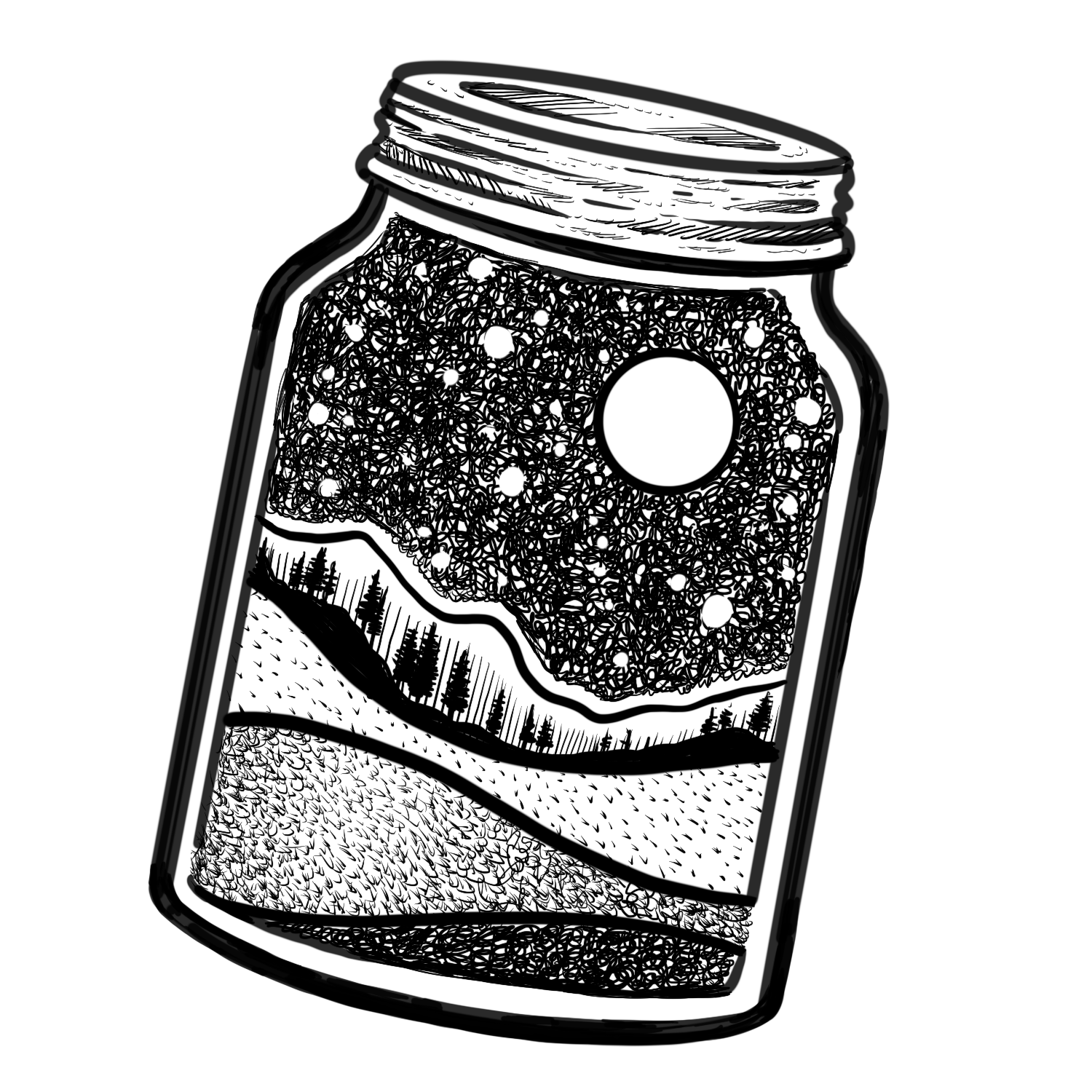 Starry Jars - Night Landscape - $150 flat rate special