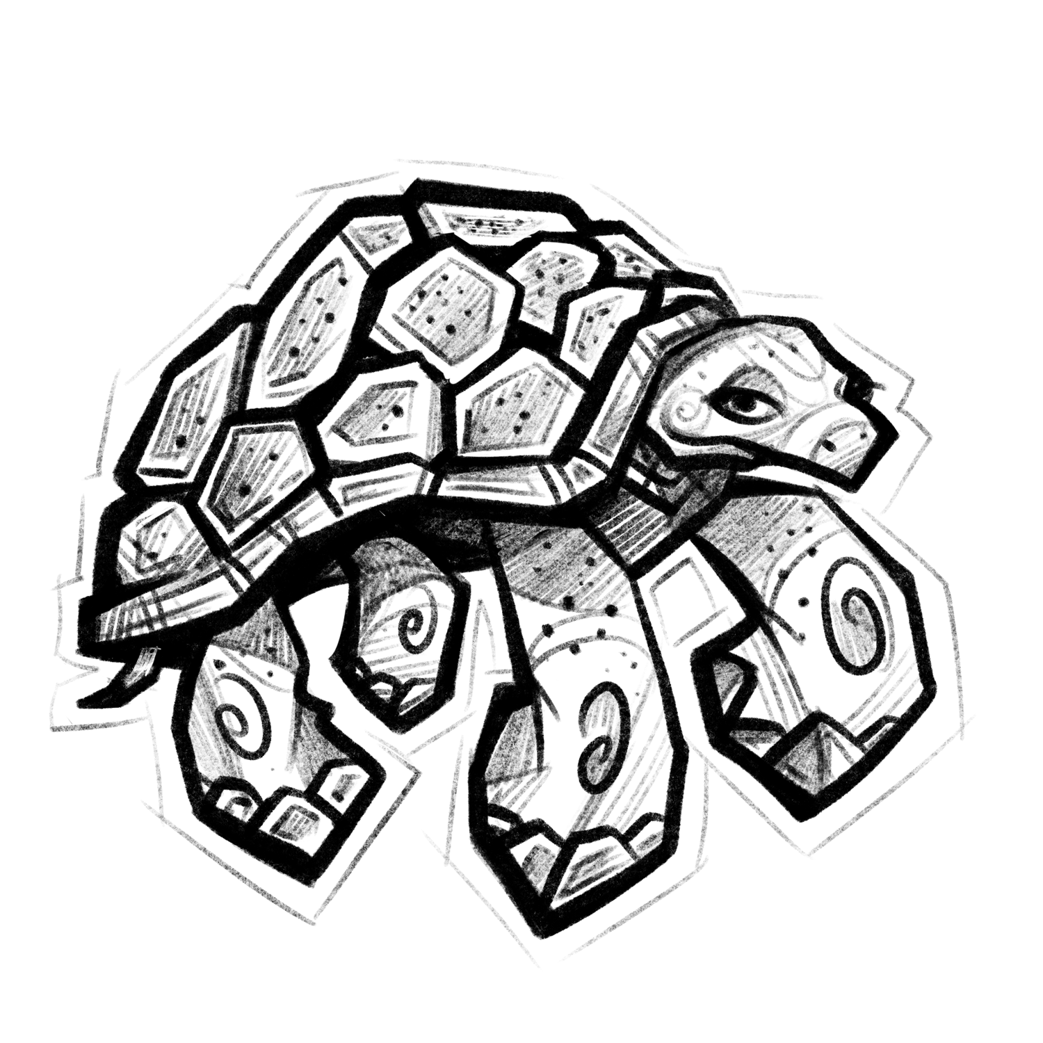 Sketchy Style Animals - Turtle - $150 flat rate special