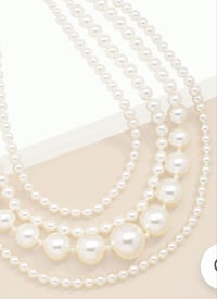 Image 1 of Pearl Collar Necklace