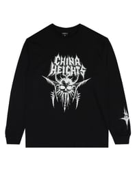 Image 1 of China Heights 'Rok' Black Longsleeve T-shirt