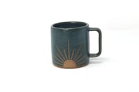 Image 1 of Sunrise Mug - Cerulean, Speckled Clay