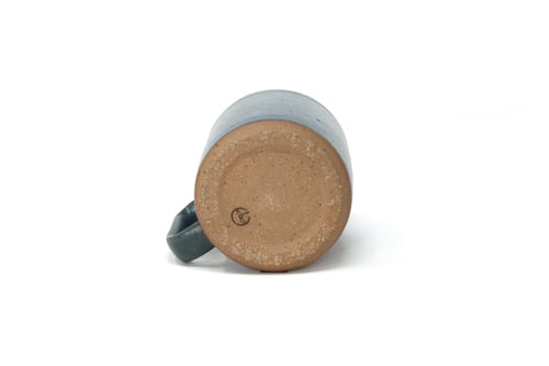 Image of Sunrise Mug - Cerulean, Speckled Clay