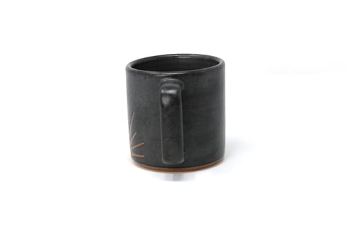 Image of Sunrise Mug - Charcoal, Speckled Clay