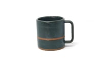 Image 1 of Classic Striped Mug - Cerulean, Speckled Clay