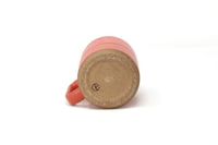 Image 4 of Classic Striped Mug - Coral, Speckled Clay