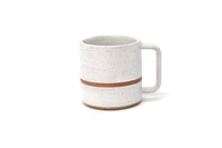 Image 1 of Classic Stripped Mug - Alabaster, Speckled Clay