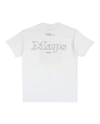 Image 2 of Max Berry 'Maps' White T-shirt