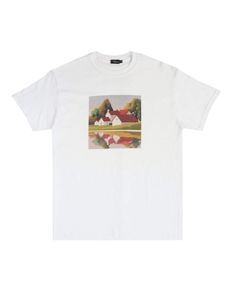 Image of Max Berry 'Maps' White T-shirt