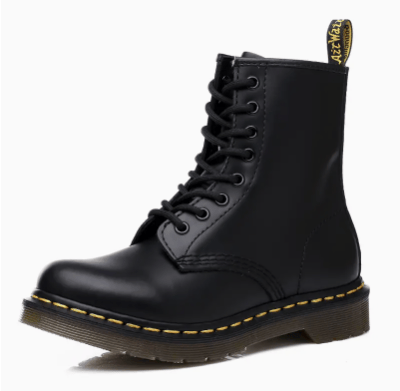 Image of Smooth Leather Unisex Ankle Boots