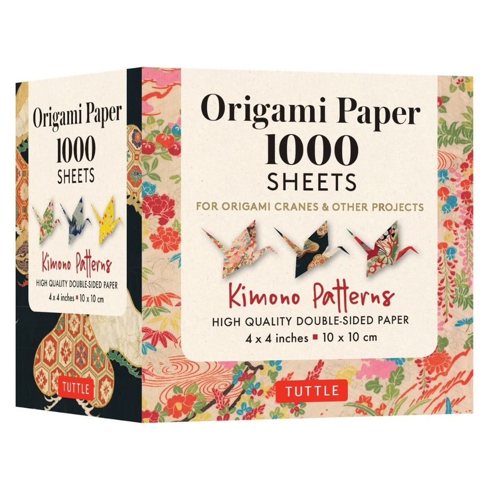 Image of Origami Paper - 1000 sheets Kimono patterns