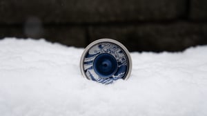 Image of Ixion Yo-Yo - Solid- Blue (Blasted Rims)