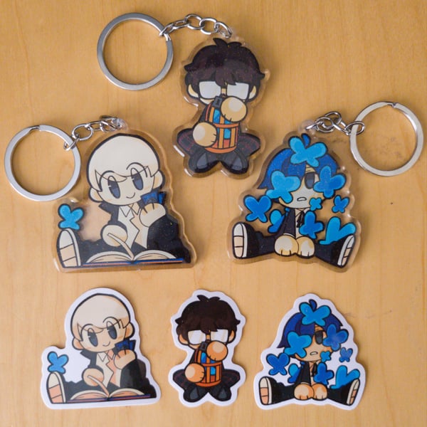 Image of Persona Butterfly Charms/Stickers