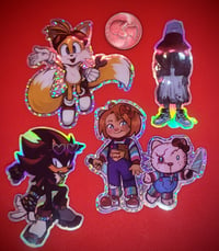 HOLOGRAPHIC + GLITTER STICKERS