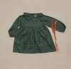 Kate Ruffle Collar Dress Forest RTS, Size 7