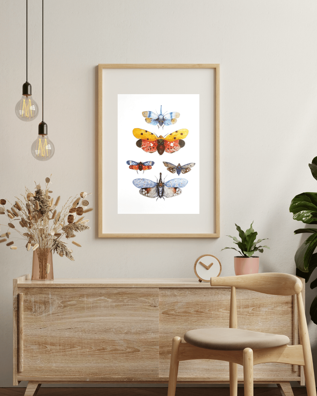 Image of Insect Lanternfly Watercolor Illustration LIMITED EDITION PRINT 