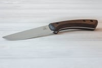 Image 3 of Beaver Craft Bushcraft Knife Walnut Handle with Leather Sheath - BSH1