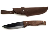 Image 1 of Beaver Craft Bushcraft Knife Walnut Handle with Leather Sheath -BSH3
