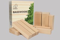 Image 1 of Beaver Craft Basswood Carving Blocks 12pcs - BW12