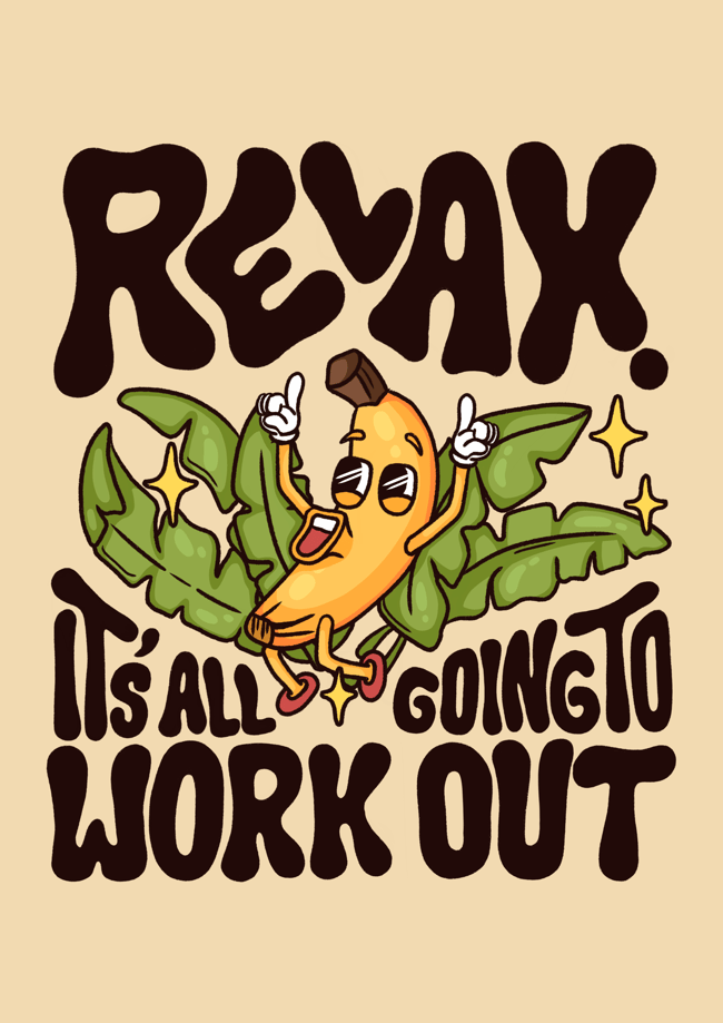 Happy Banana - PRINT