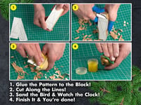 Image 3 of Comfort Bird Carving Kit - Complete Starter Whittling Kit - DIY01