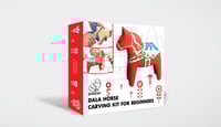 Image 1 of Dala Horse Carving Kit - Complete Starter Whittling Kit - DIY02