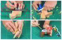 Image 4 of Dala Horse Carving Kit - Complete Starter Whittling Kit - DIY02