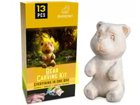 Image 1 of Beaver Craft Bear Carving Kit – Complete Whittling Kit - DIY05
