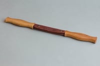 Image 1 of Beaver Craft Drawknife with Oak Handle in Leather Sheath - DK1S