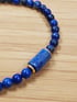 Blue Lapis Gemstone Bracelet  Image 2