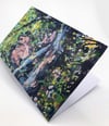 Notecard of Forest Fawns