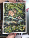 12x16" Limited Edition Print of Forest Fawns