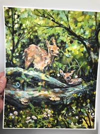 Image 1 of 8x10" Print of Forest Fawns