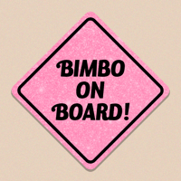BIMBO ON BOARD STICKER