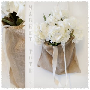 Image of Jute 'Market Tote' Bag <i>Natural Clay</i>