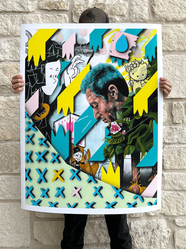 'V' Limited Print  26" x 34"