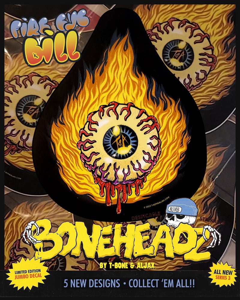 Image of "Boneheadz" Sticker Series #3