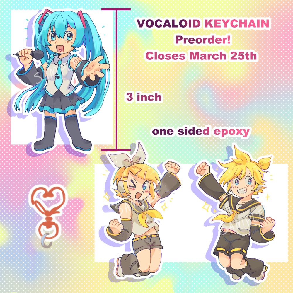 Image of Vocaloid Keychains