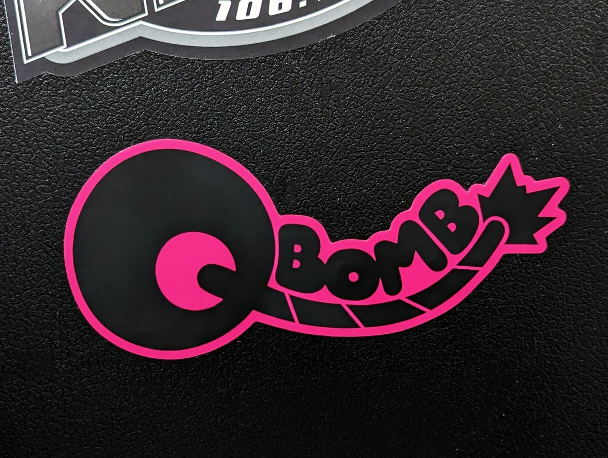 Image of Vinyl Qbomb Sticker!