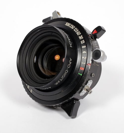 Image of Schneider Apo Digitar 90mm F4.5 N-53° MC Macro lens in Copal #0 shutter #412