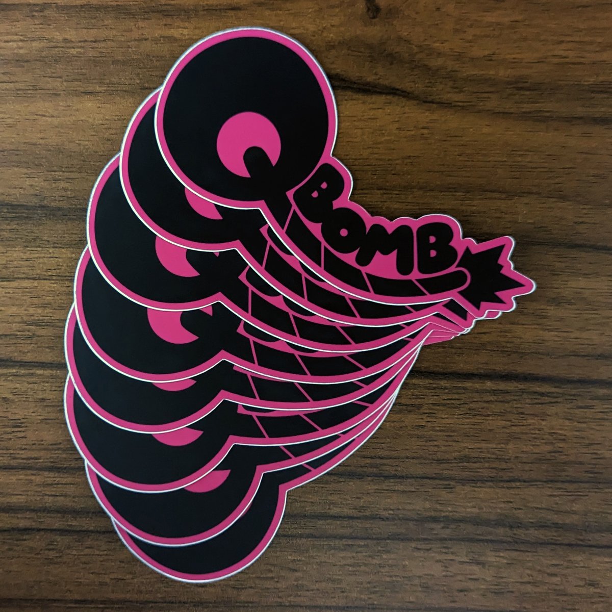 Image of Vinyl Qbomb Sticker!