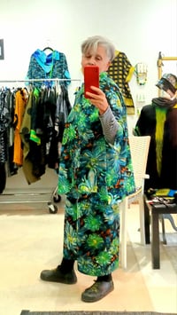 Image 2 of scuba tunic...green yellow print