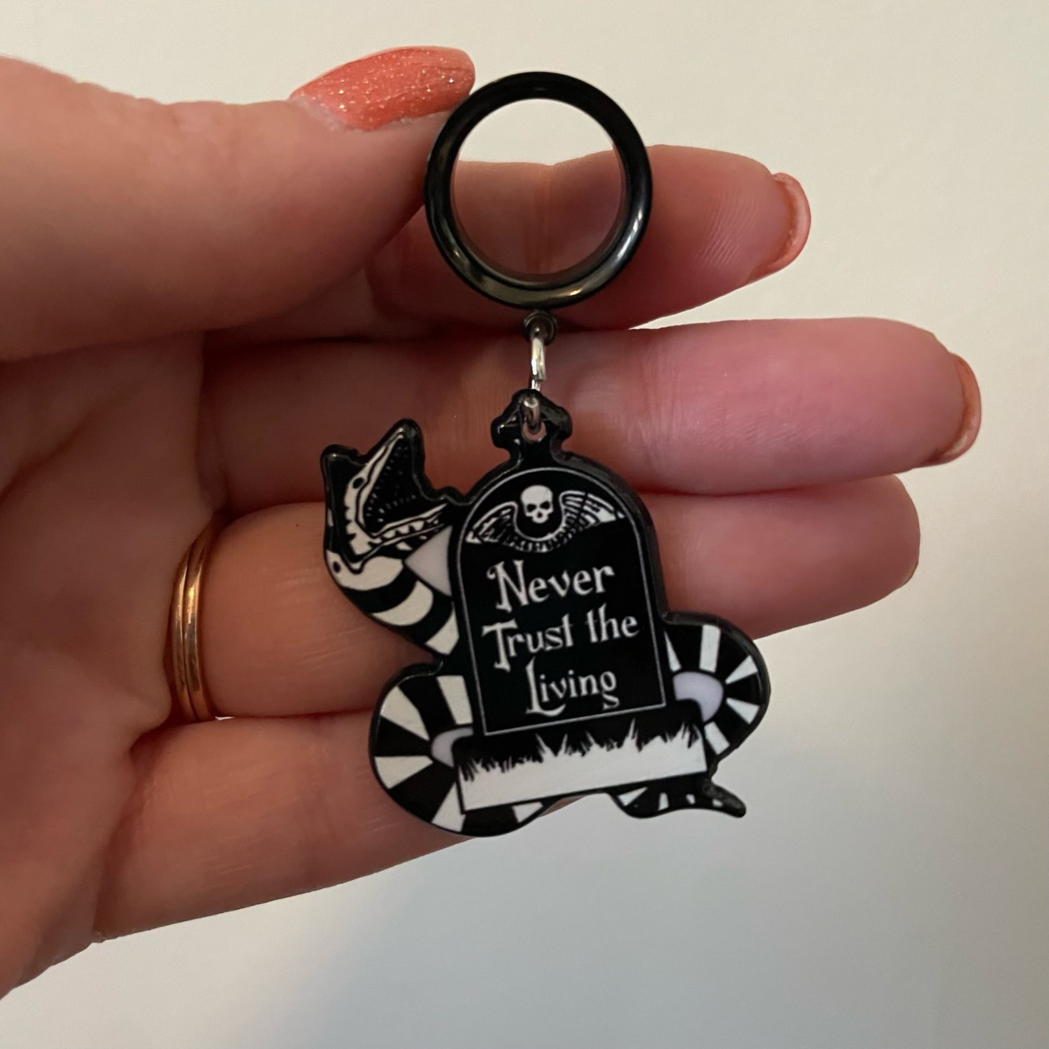 Image of Never Trust The Living Tunnel Dangles (sizes 2g-2")