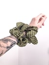 Patterned Satin Scrunchies