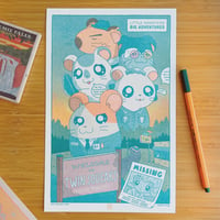 TWIN SQUEAKS RISO PRINT