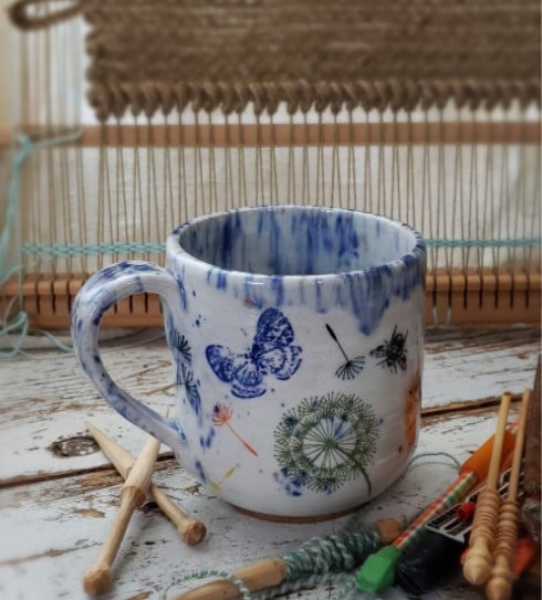 Image of Butterflies, Bees, and Wishpuffs Mug 3/2023