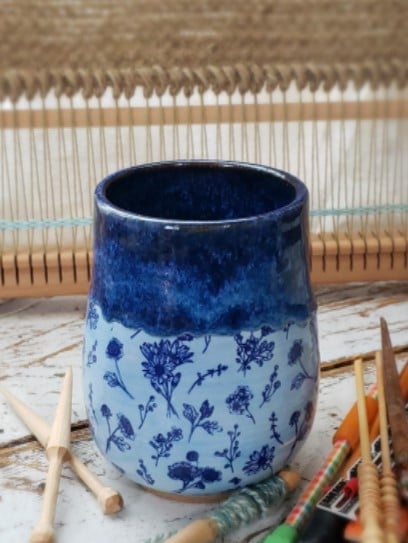 Image of Indigo Modern Minimal French Country Farmhouse Mug