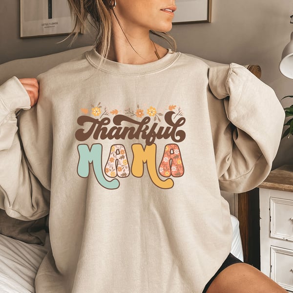 Image of Crewneck sweatshirt, Mom shirt, Gift for mom's
